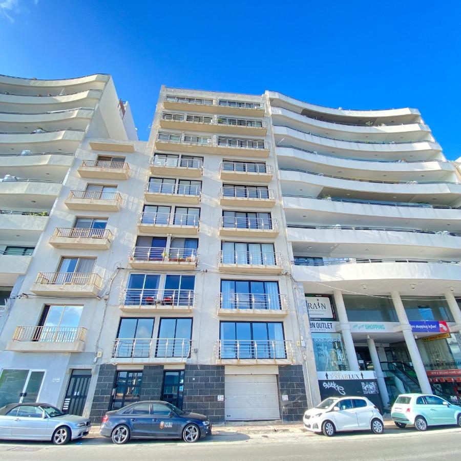 F2 - Lovely Two Bedrooms Flat Sea View, St Julians Saint Julian's Eksteriør billede