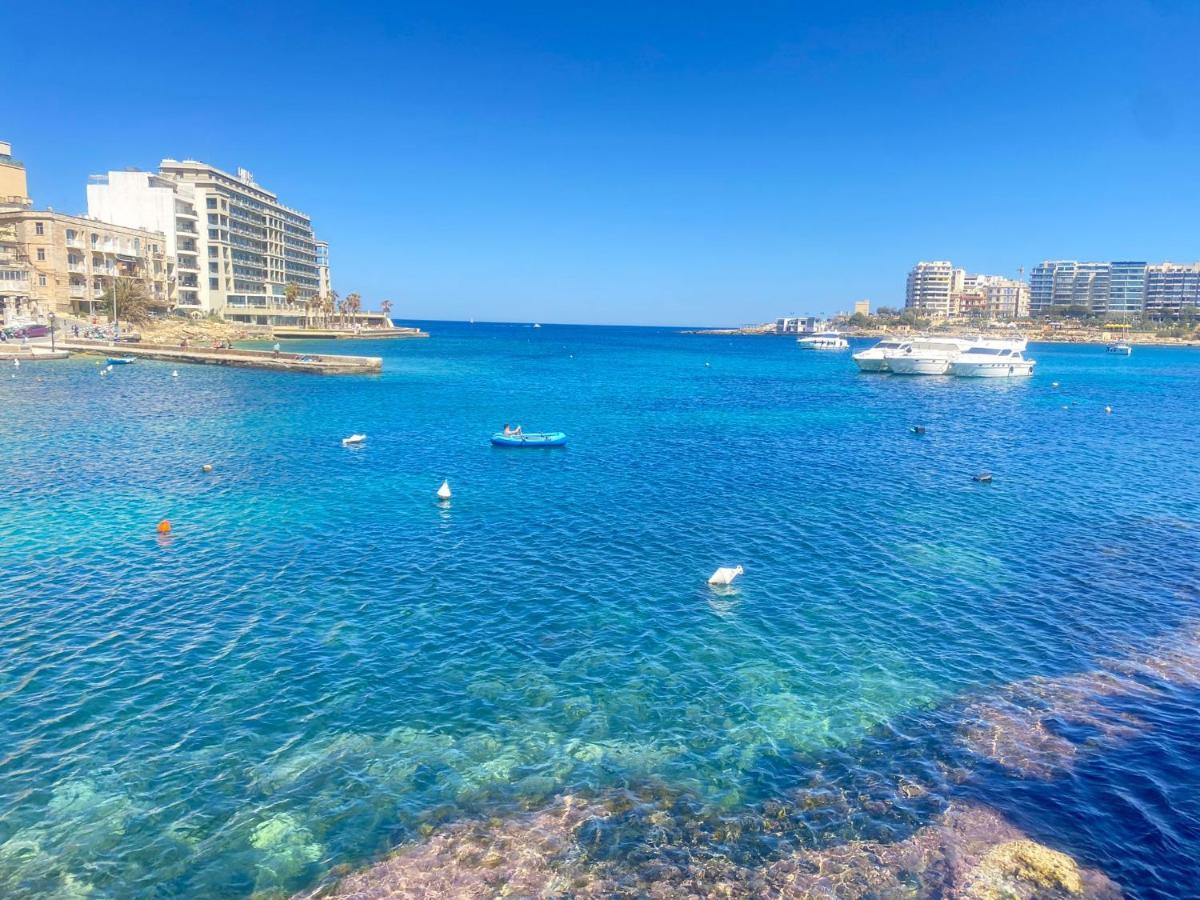 F2 - Lovely Two Bedrooms Flat Sea View, St Julians Saint Julian's Eksteriør billede